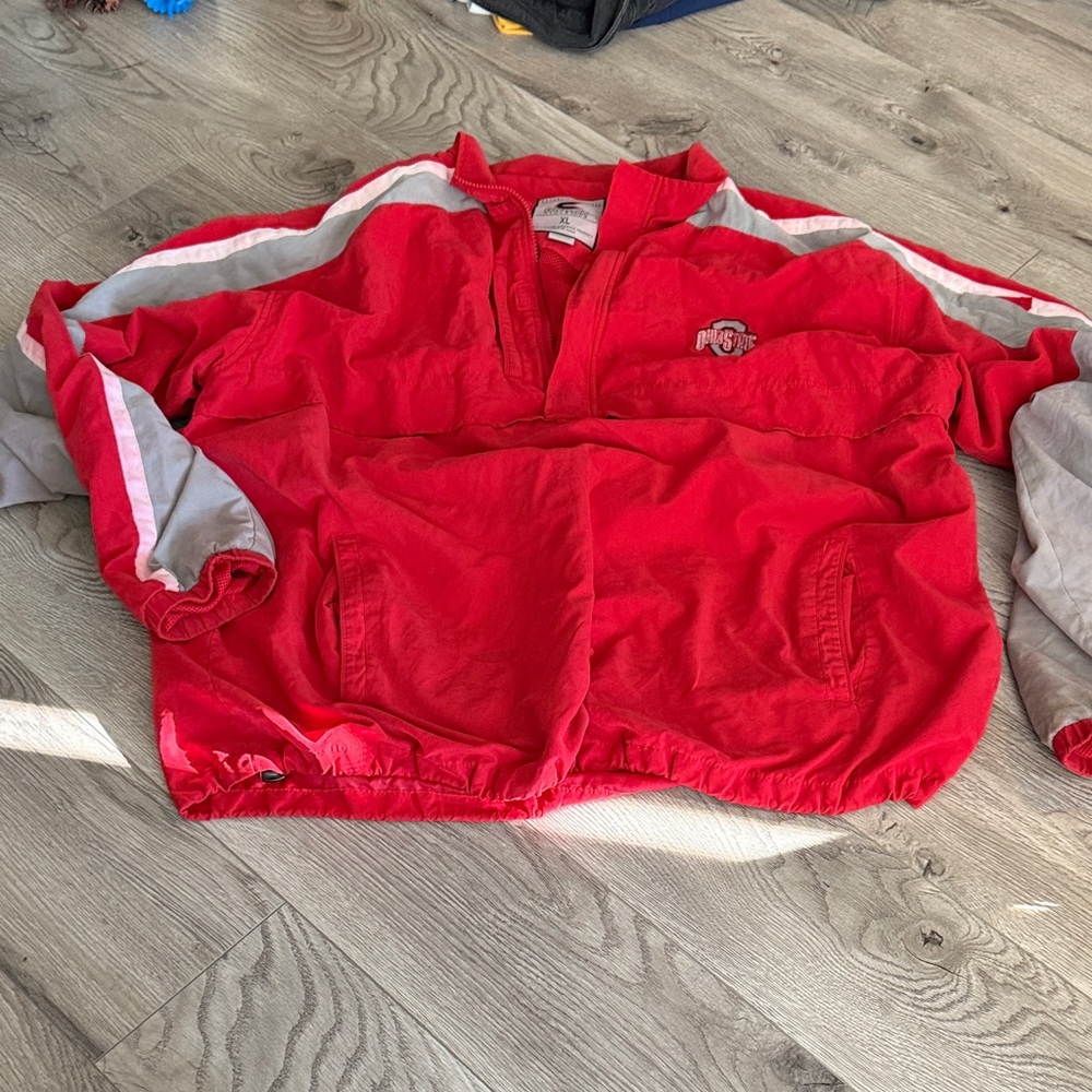 Red and Gray Men's Jacket